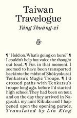 Taiwan Travelogue: Winner of the 2026 International Booker Prize