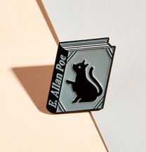 E ALLAN POE PIN BADGE