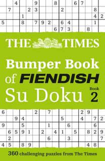 Times Bumper Book of Fiendish Su Doku book 2