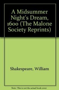 A Midsummer Night's Dream, 1600