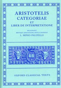 Aristotle Categoriae Et Liber De Interpretatione
