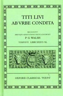 Livy Ab Urbe Condita Books XXXVI-XL