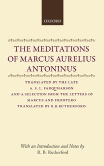 Meditations of Marcus Aurelius Antoninus Meditations of Marcus Aurelius Antoninus