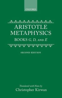 Metaphysics: Books Gamma, Delta, and Epsilon