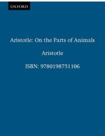 Aristotle: on the Parts of Animals