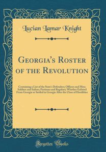 Georgia's Roster of the Revolution