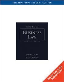 Smith and Roberson's Business Law, International Edition Smith and Roberson's Business Law, International Edition