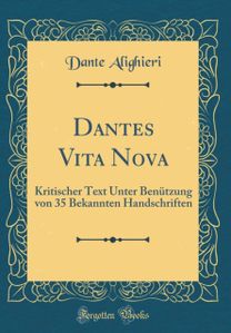 Dantes Vita Nova