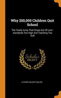 Why 250,000 Children Quit School