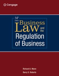 Business Law and the Regulation of Business Business Law and the Regulation of Business