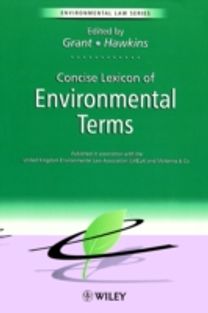 The Concise Lexicon of Environmental Terms
