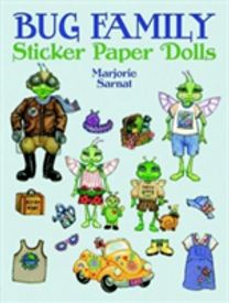 Bug Family Sticker Paper Dolls