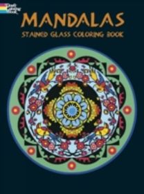 Mandalas Stained Glass Coloring Book