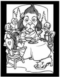 The Land of Oz Stained Glass Coloring Book