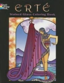 Erte Stained Glass Coloring Book