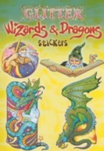 Glitter Wizards & Dragons Stickers