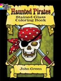 Haunted Pirates Stained Glass Coloring Book