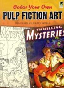 Color Your Own Pulp Fiction Art