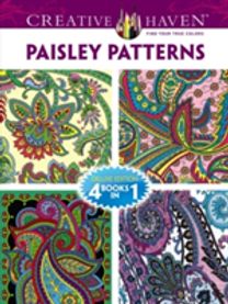 Creative Haven Paisley Patterns Coloring Book