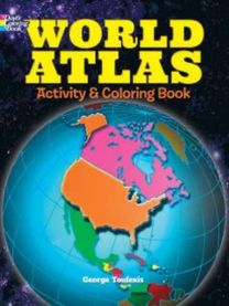 World Atlas Activity and Coloring Book