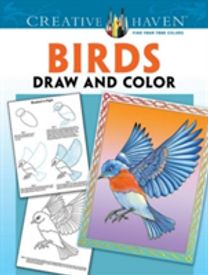 Creative Haven Birds Draw and Color