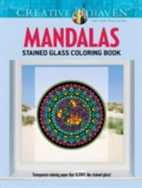 Creative Haven Mandalas Stained Glass Coloring Book
