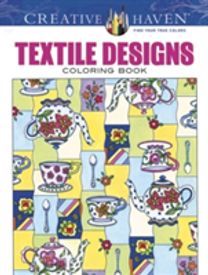 Creative Haven Textile Designs Coloring Book