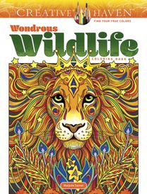 Creative Haven Wondrous Wildlife Coloring Book