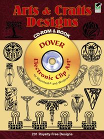 Arts and Crafts Designs Cd-Rom and Book