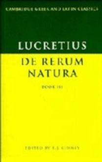 Lucretius: De Rerum Natura Book 3