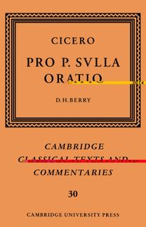 Cicero: Pro P. Sulla Oratio