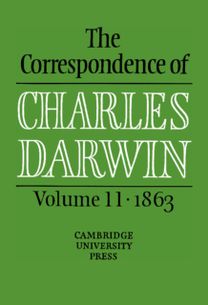 Correspondence of Charles Darwin: Volume 11, 1863
