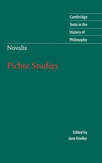 Novalis: Fichte Studies