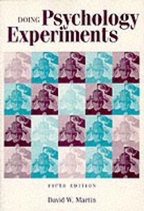 Doing Psychology Experiments