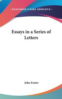 Essays in a Series of Letters