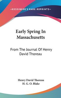 Early Spring in Massachusetts: from the