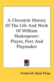 A Chronicle History of the Life and Work