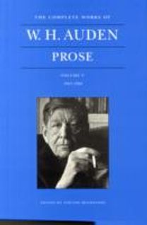 Complete Works of W. H. Auden: Prose, Volume V