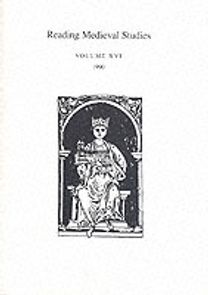 Reading Meadival Studies Vol Xv1 1990