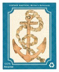 Vintage Nautical Eco Writer's Notecards