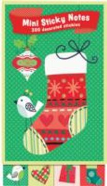 Bird and Stocking Mini Sticky Notes