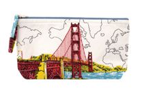 San Francisco Golden Gate Handmade Pouch
