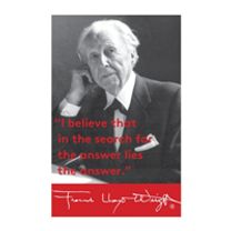 Frank Lloyd Wright Portrait Magnet