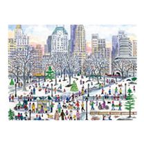 Michael Storrings Winter in Central Park 1000 Piece Puzzle