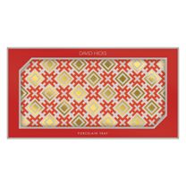 David Hicks-Hicksonian (Reds) Large Porcelain Tray