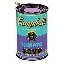 Andy Warhol Soup can Shaped Pouch