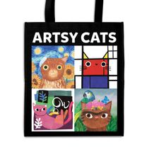 Artsy Cats Reusable Shopping Bag
