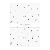 Gray Malin the Skiers A5 Notebook