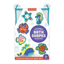 Ocean Life Stickable Foam Bath Shapes