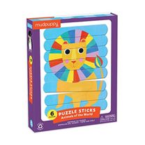 Animals of the World Puzzle Sticks
